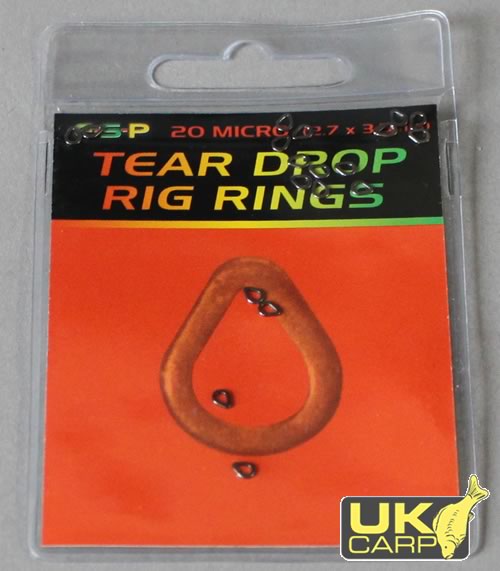 Tear Drop Rig Rings Micro (2.7 x 3.5mm)