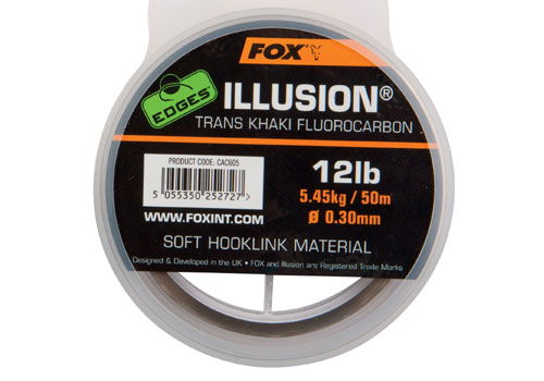 Edges Illusion Soft Hooklink 12lb/ 5.4kg/ 50m