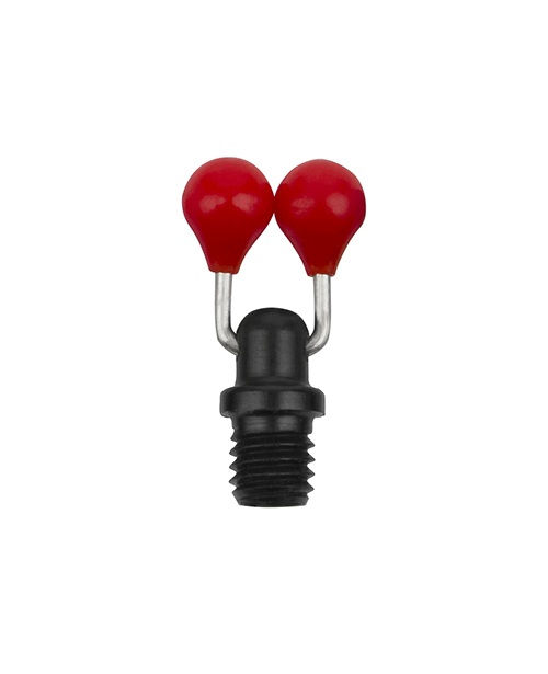 Pivoting Ball Clip Red