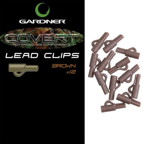 Covert Lead Clips Brown