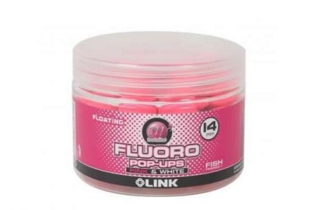 Fluoro Pop Ups Pink + White 14mm Link
