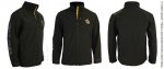 （画像用） チームバス カジュアル ソフトシエル ジャケット ブラック