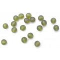 （画像用） ソフトテーパーボアビーズ グリーン 5mm