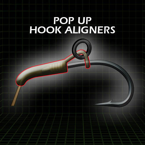 Covert Pop Up Hook Aligner Large C-Thru Black