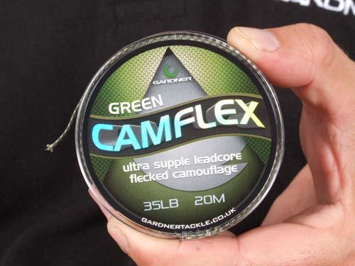 Camflex Leadcore Green 35lb/ 15.9kg 20m